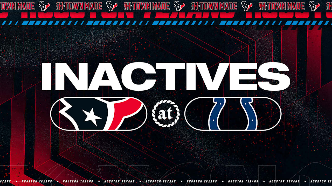 Inactives: Week 13