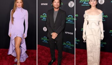 Shakira, Jason Bateman, Ginnifer Goodwin and more