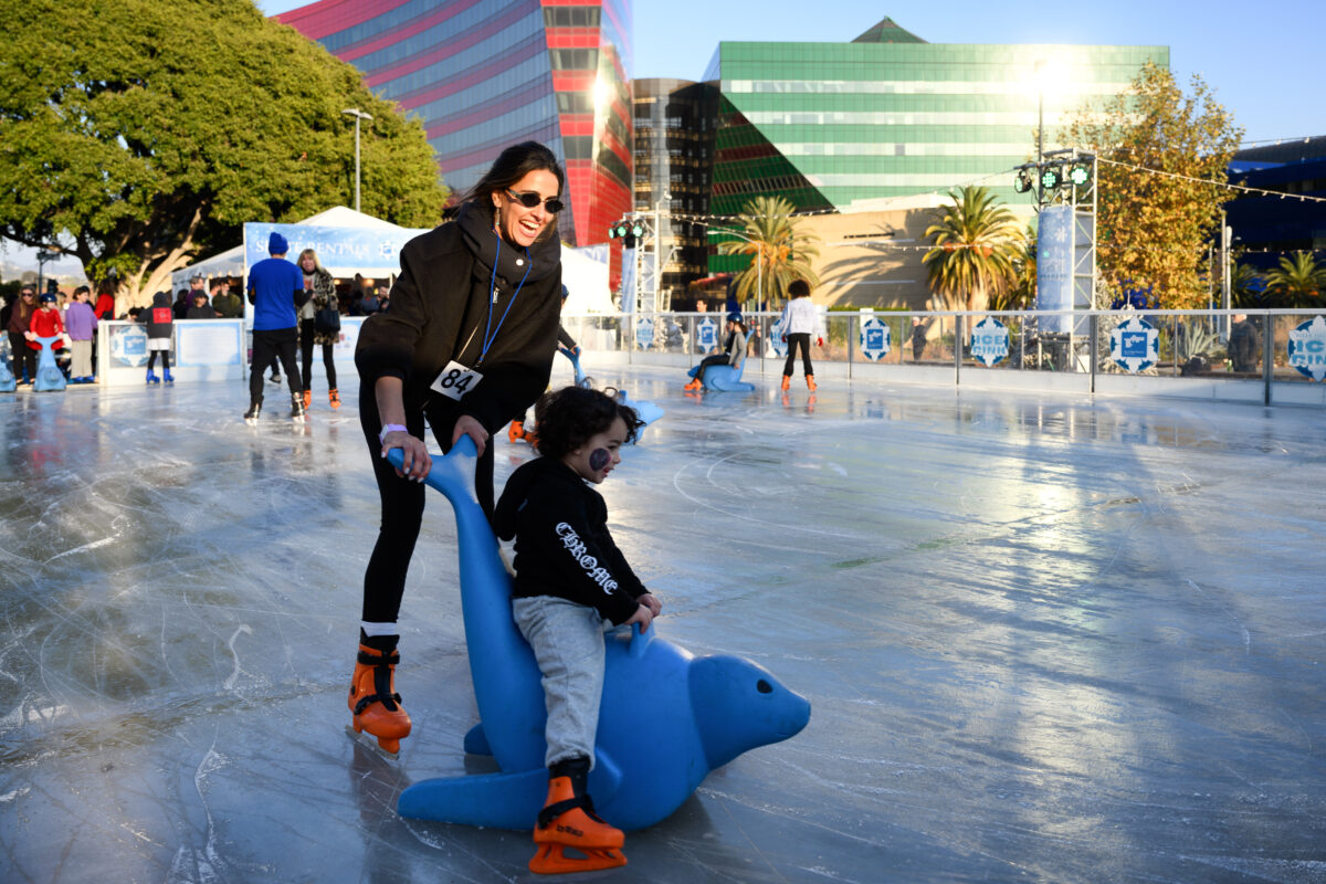 West Hollywood ice skating Dec 25