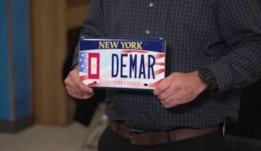 New York unveils Gold Star Family license plate honoring relatives of fallen service members