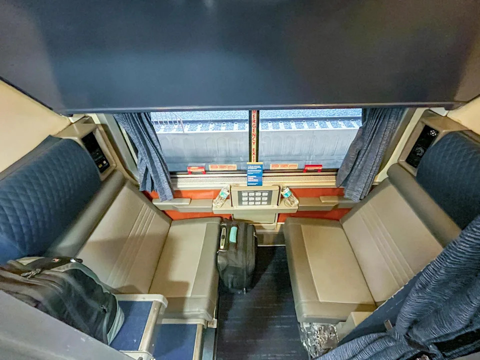 Roomettes measure about 23 square feet.