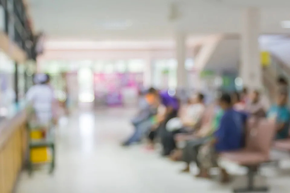 Getty Stock image of hospital waiting room