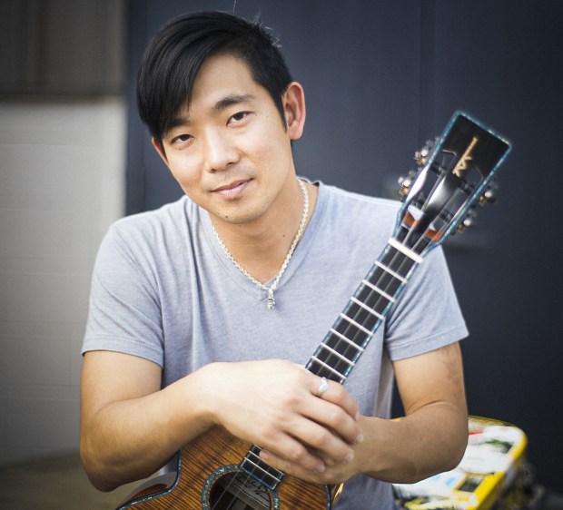 Jake Shimabukuro returns to San Diego for his annual holiday concert performance, (Courtesy of Irvine Barclay Theatre)