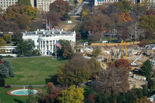Construction crews continue to remove the East Wing of the White House