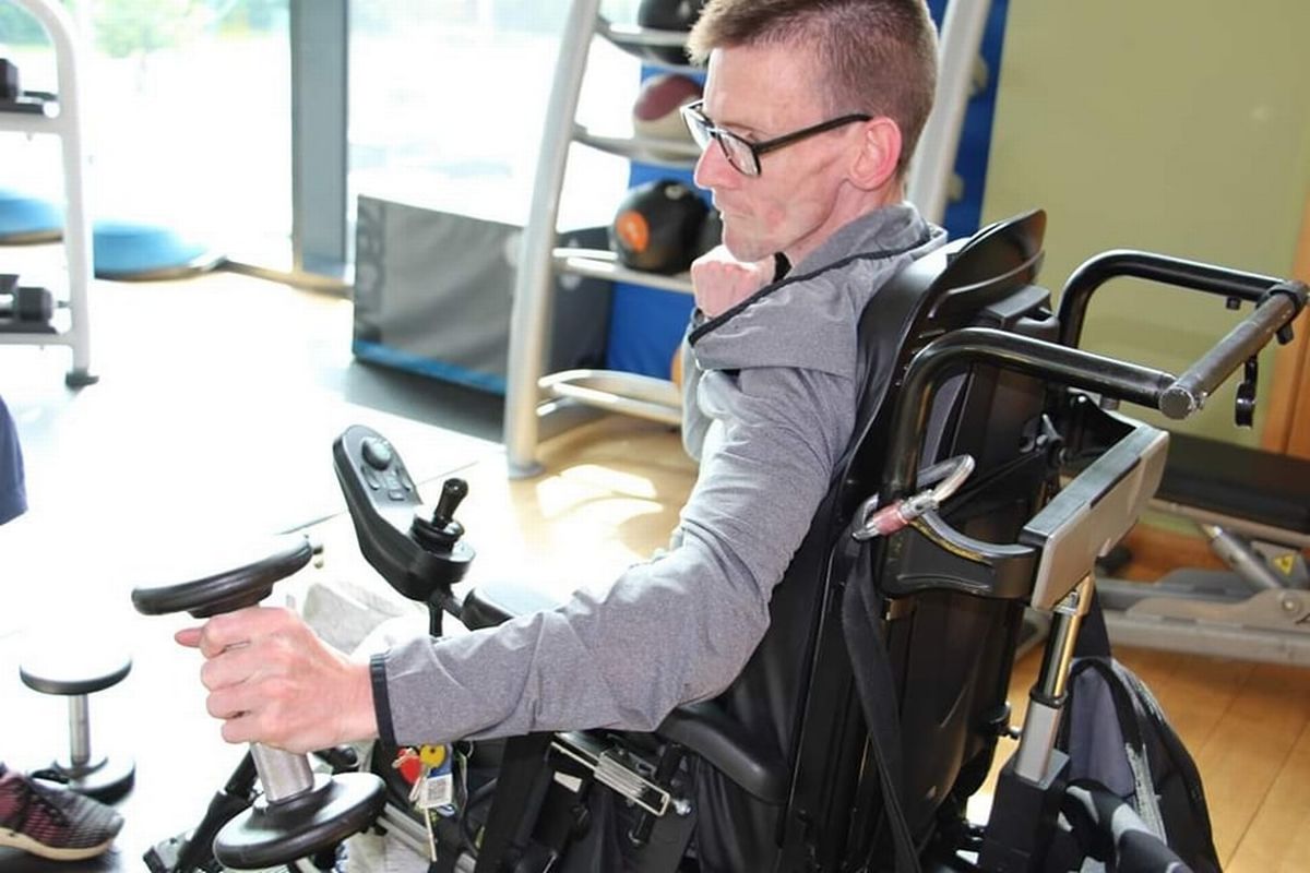 Ken Rogan, 39, who operates K.R. Fitness, and has had his 'essential' laptop stolen