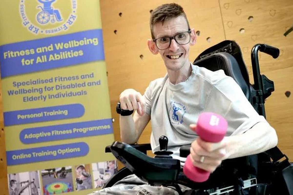 Ken Rogan, 39, who operates K.R. Fitness, and has had his 'essential' laptop stolen