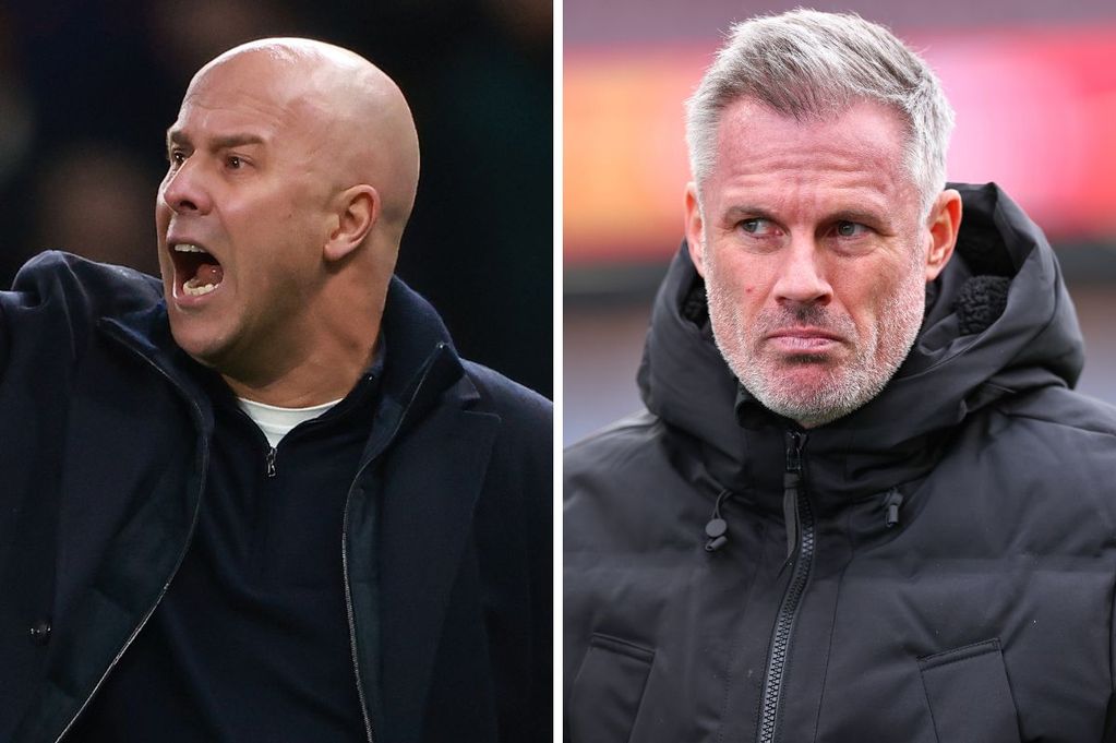 Arne Slot and Jamie Carragher