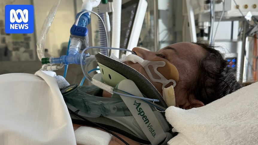 Run over by a car while sunbaking at home, Sam gets to thank her paramedics