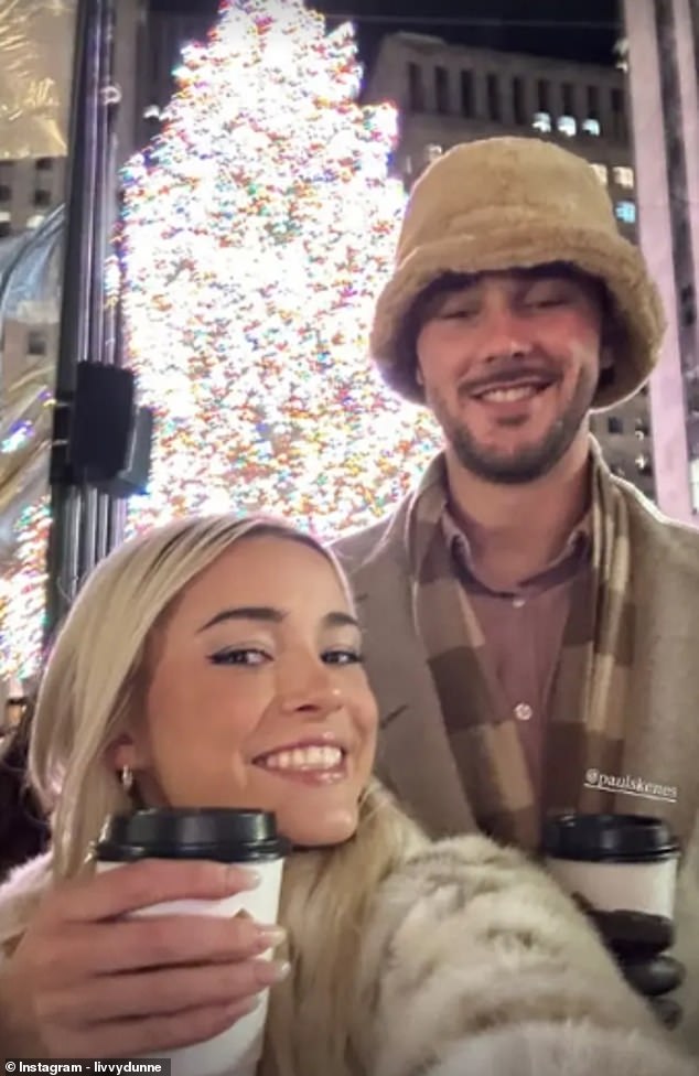 Livvy Dunne and Paul Skenes were spotted out and about in New York City ahead of Christmas