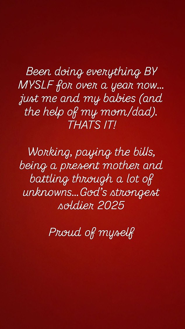 She posted an emotional statement to her fans on social media on Monday morning