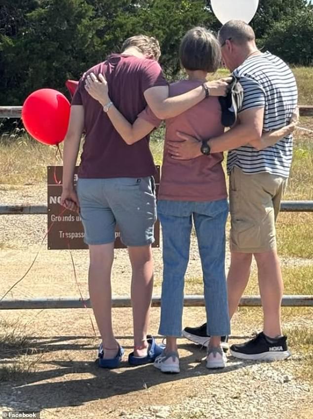 Zane took his own life inside his vehicle. His family is seen mourning his loss