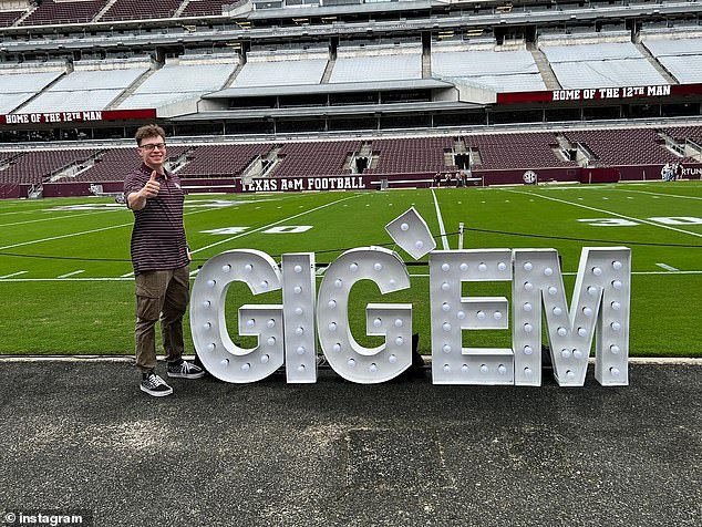 He earned a full-ride scholarship to Texas A&M to study computer science, and seemed at first to be back to his old self, his parents claim