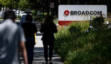 U.S. stocks retreat from highs as Broadcom leads tech sell-off