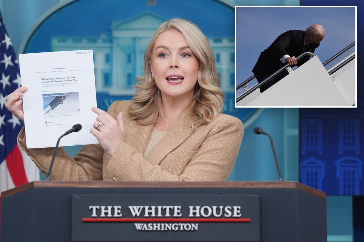 Karoline Leavitt blasts NY Times reporter for President Trump health story: 'Are you kidding me?'