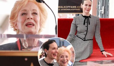 Holland Taylor, 82, honors partner Sarah Paulson, 50, at Hollywood Walk of Fame ceremony
