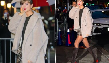 Taylor Swift live updates: Pop star bundles up as she arrives for ‘Late Show with Stephen Colbert’ appearance - Page Six