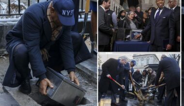 Eric Adams celebrates himself, one term as NYC mayor with time capsule to be dug up in just 10 years