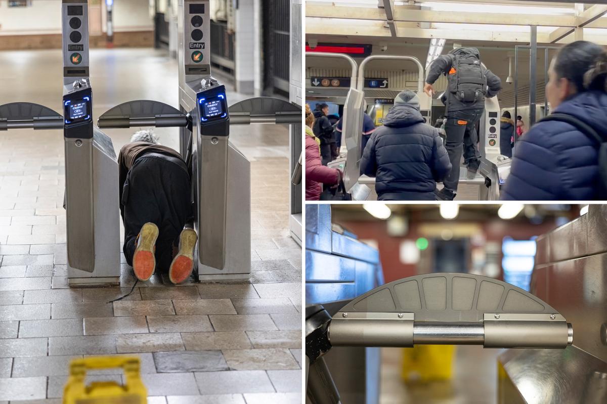 NYC subway fare jumpers easily beat anti-theft 'fins' as MTA spends $7.3M to bring program to nearly every station