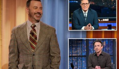 Exclusive | Late night is getting more radical, with number of jokes targeting right up 10% in 2025 - to 92%
