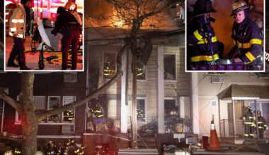 5 people – including 2 firefighters – hurt as massive blaze rips through NYC home: cops
