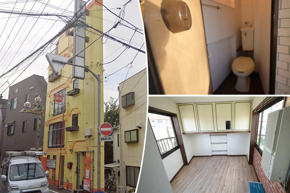 Inside a shockingly skinny Tokyo building