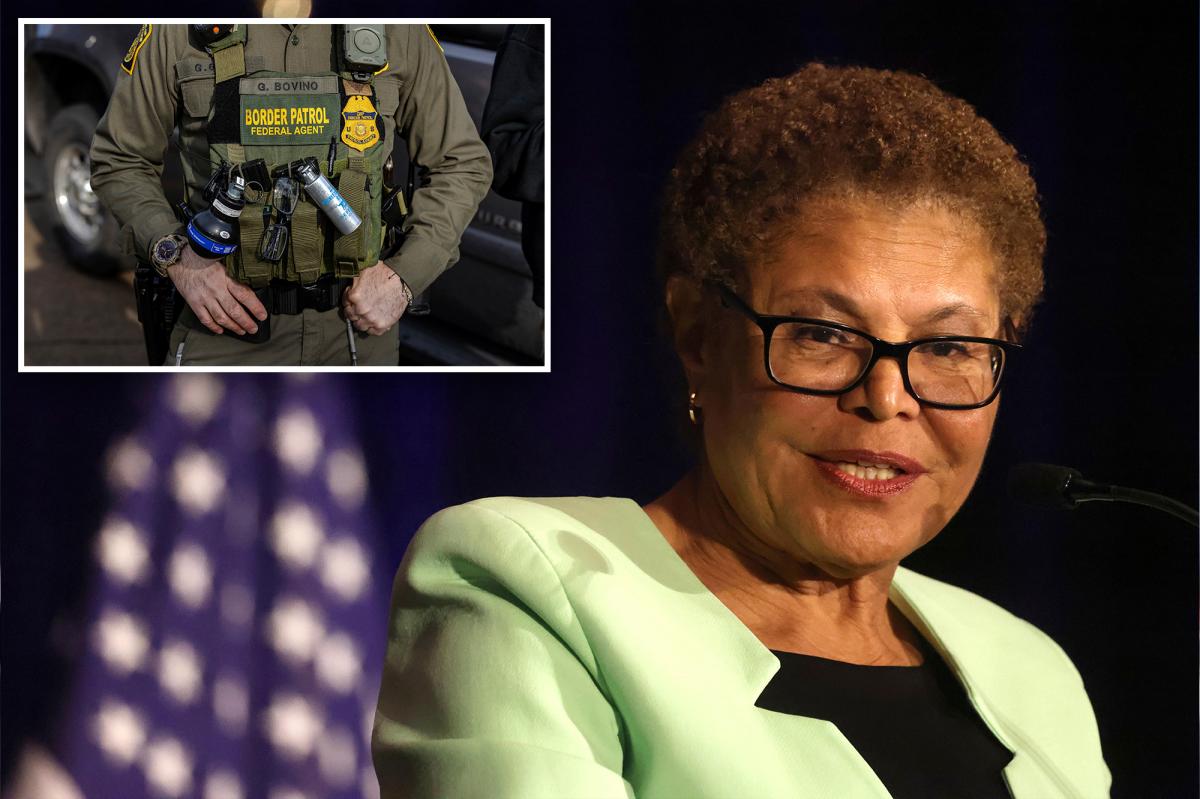 LA Mayor Karen Bass calls it ‘sad’ that Hispanics are joining Border Patrol