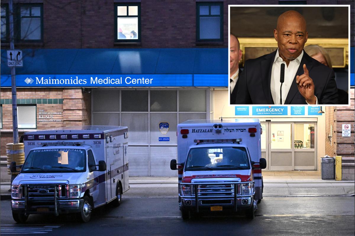 NYC Health+Hospitals to take over ailing Maimonides Hospital, Mayor Adams says