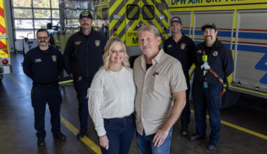 His heart stopped at DFW Airport. He broke bread with the EMS team who helped save him