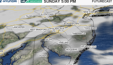 Blast of arctic air arrives Sunday across the Philadelphia region. Here's the weather forecast.