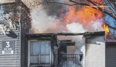 Fort Worth firefighters make unexpected rescue after battling another apartment fire that displaced several families