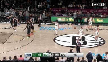 Nets rout Bucks 127-82 to match franchise record for margin of victory