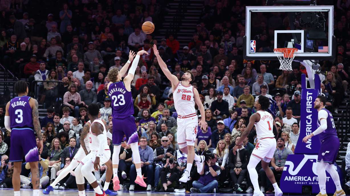Markkanen scores 29, George adds 28 in bounce-back game as Jazz outlast Rockets