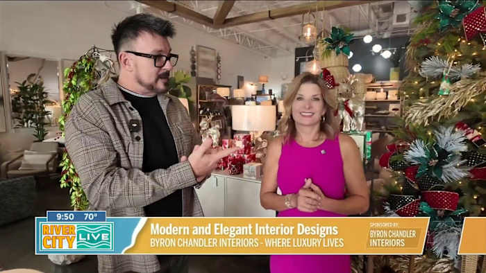 Byron Chandler Interiors in St. Johns County showcases unique holiday gifts on River City Live