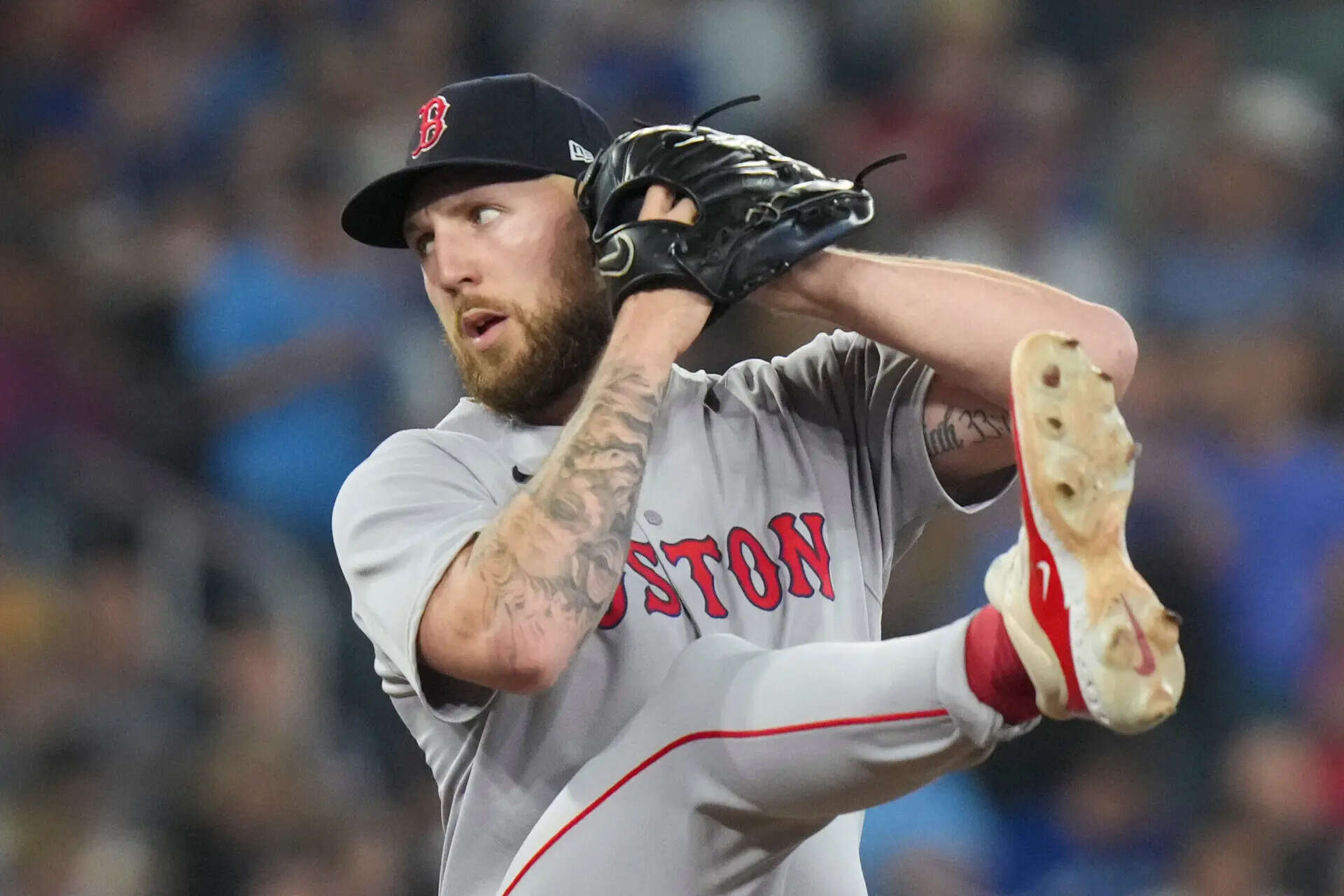 Boston Red Sox pitcher Garrett Crochet (35) works against the Toronto Blue Jays during second inning MLB baseball action in Toronto, Wednesday Sept. 24, 2025. (Chris Young/The Canadian Press via AP, File) Pirates ace Paul Skenes wins first Cy Young Award and Tigers star Tarik Skubal goes back-to-back