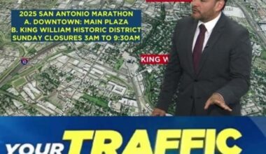 Road closures to be aware of during the San Antonio Marathon