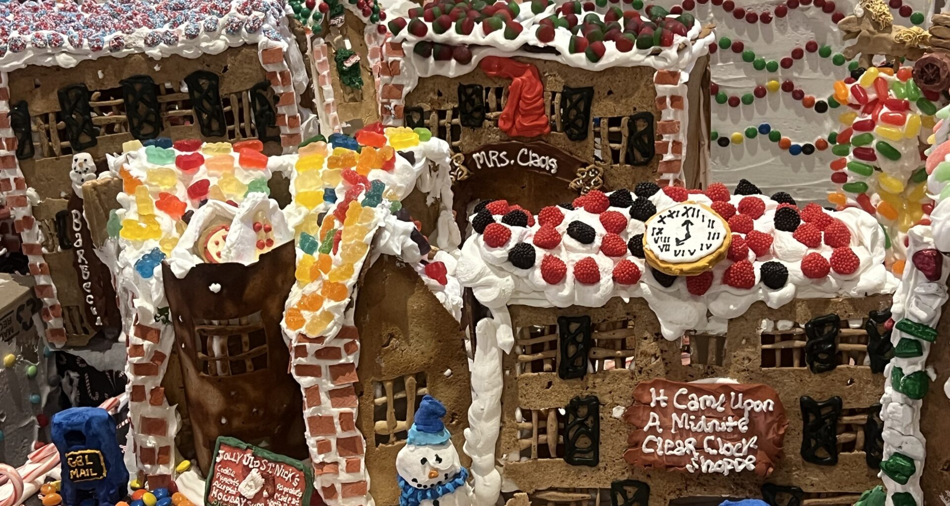 See the world's largest gingerbread village in Chelsea this month