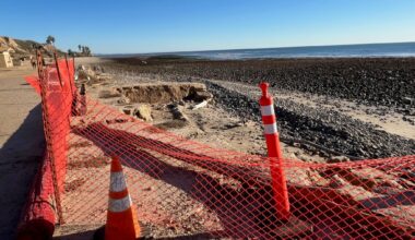 Battered by king tides, road into San Onofre Surf Beach is again closed to vehicles – Orange County Register