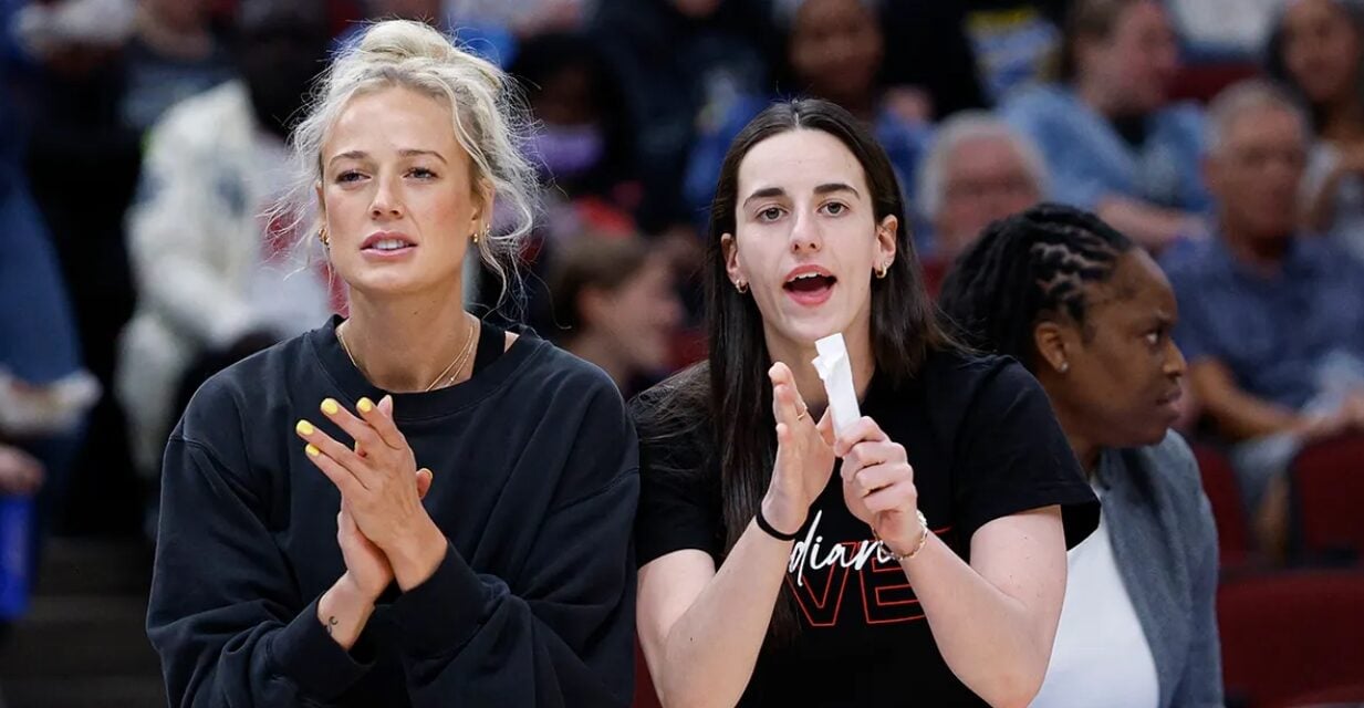 Caitlin Clark and Sophie Cunningham Forge Unlikely WNBA Bench Duo