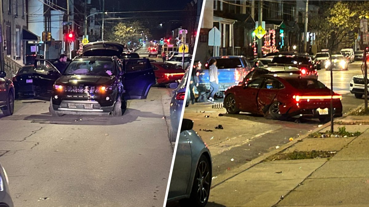 Cars damaged in North Philadelphia crash on Saturday night – NBC10 Philadelphia