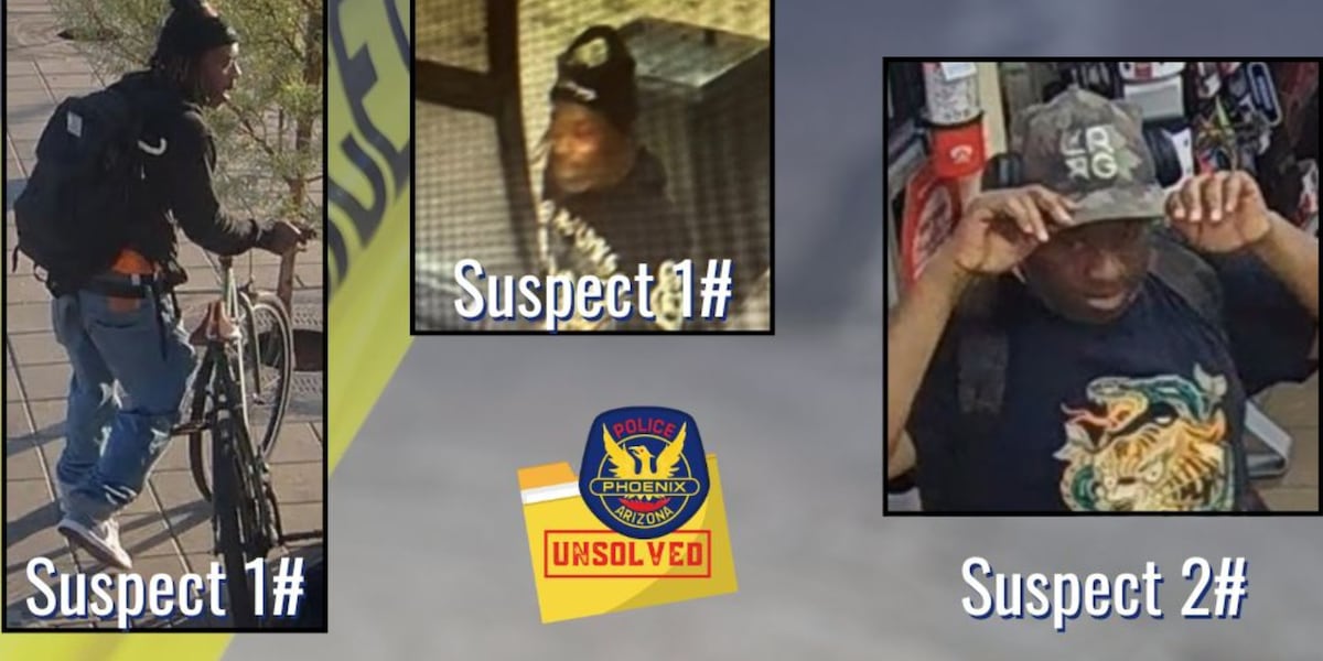 Photos released of suspects involved in deadly Phoenix shooting