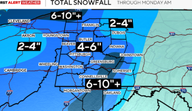 Pittsburgh braces for heavy snowfall and frigid temperatures