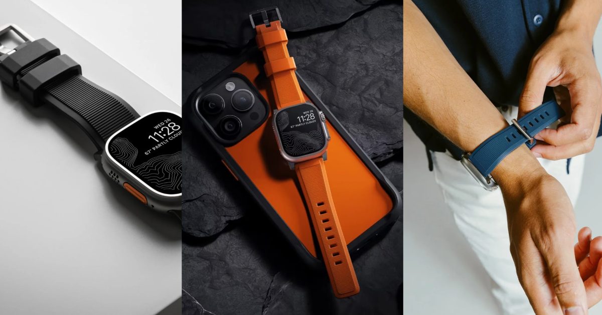 Score Nomad's Rugged Apple Watch band with steel hardware down at $39 (33% off)