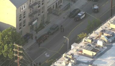 Heavy police presence at shooting scene in Hollywood