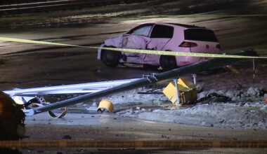 Pedestrian dead, another suffers life-threatening injuries after 2 vehicles collide in Richmond Hill: police