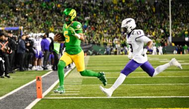 Oregon routs James Madison in College Football Playoff