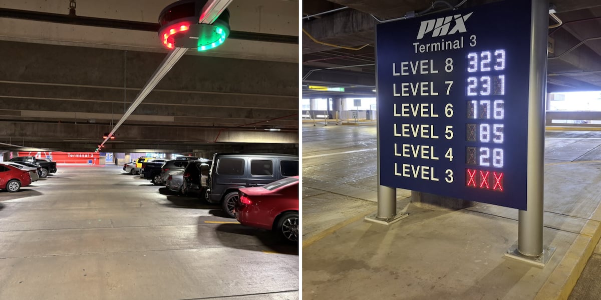 Phoenix Sky Harbor’s new high-tech parking setup aims to ease travel chaos