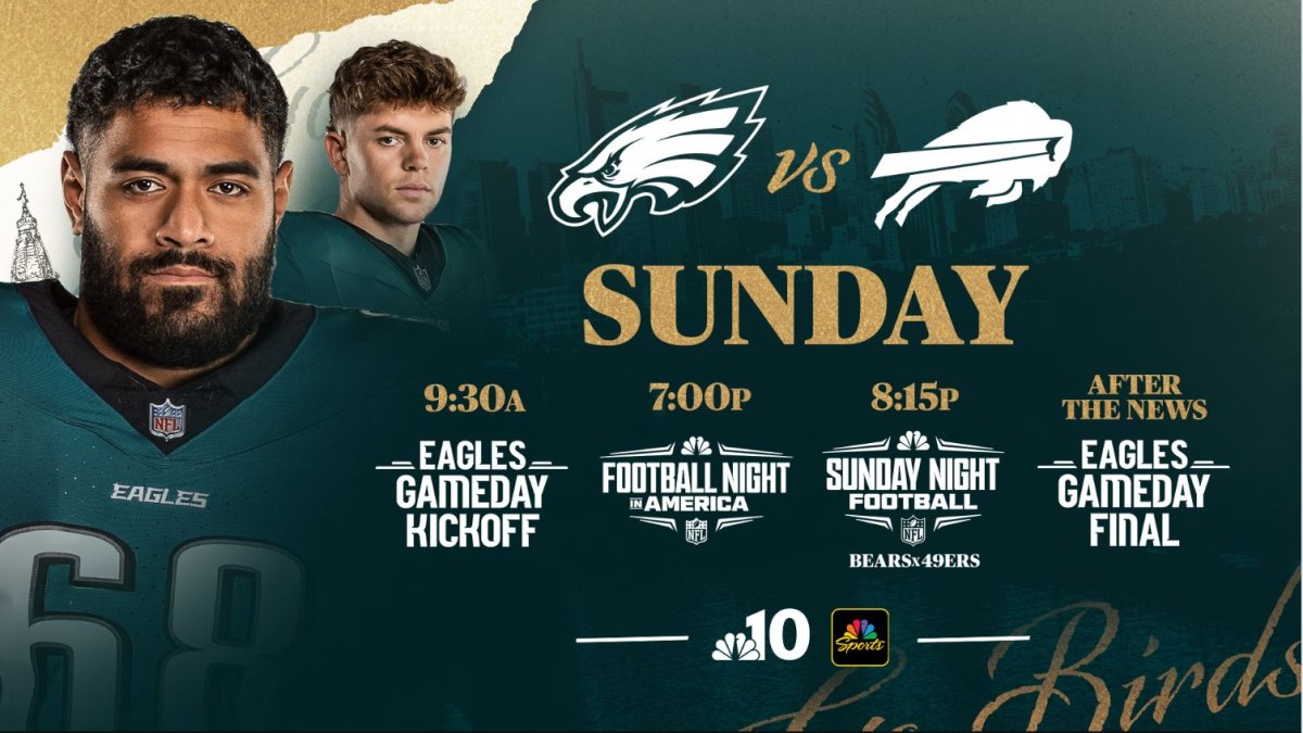 How to watch pregame, postgame coverage on NBC10 – NBC10 Philadelphia