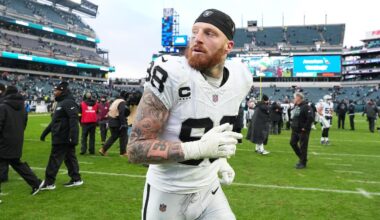 Raiders' Maxx Crosby leaves building after being shut down ahead of Giants clash