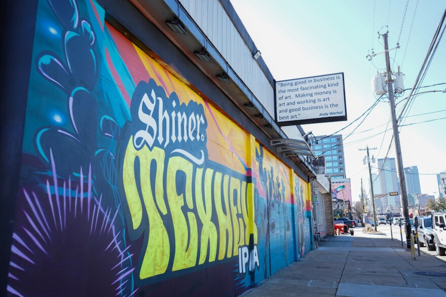 Deep Ellum is an entertainment district located in Dallas.