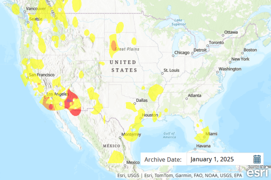 Phoenix's air quality on New Year's Day 2025 was the worst in the U.S.